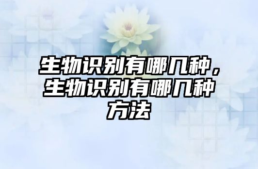 生物識(shí)別有哪幾種，生物識(shí)別有哪幾種方法