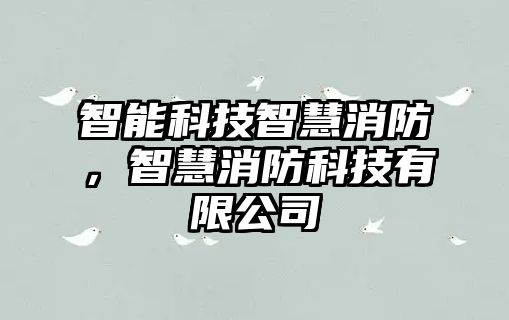 智能科技智慧消防，智慧消防科技有限公司